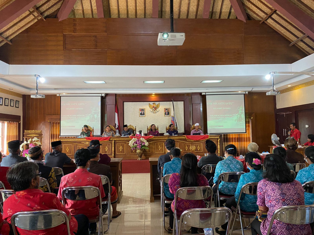 Acara Memori Serah Terima Jabatan Perbekel Desa Petang Tahun 2022